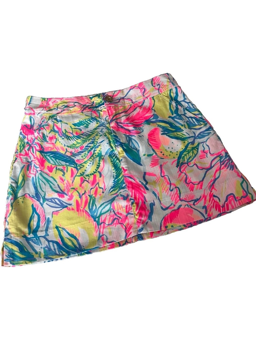 EXCELLENT Lilly Pulitzer NICKI Skort Multi FIESTA BOMBA Size 2